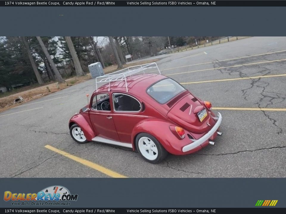 Candy Apple Red 1974 Volkswagen Beetle Coupe Photo #21