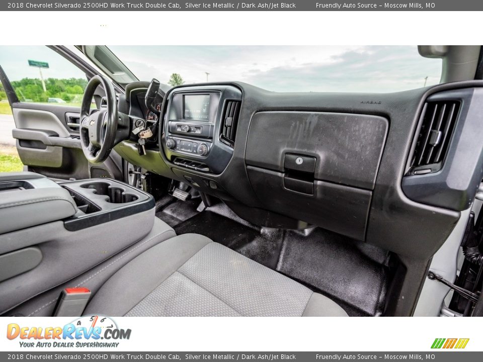 2018 Chevrolet Silverado 2500HD Work Truck Double Cab Silver Ice Metallic / Dark Ash/Jet Black Photo #23