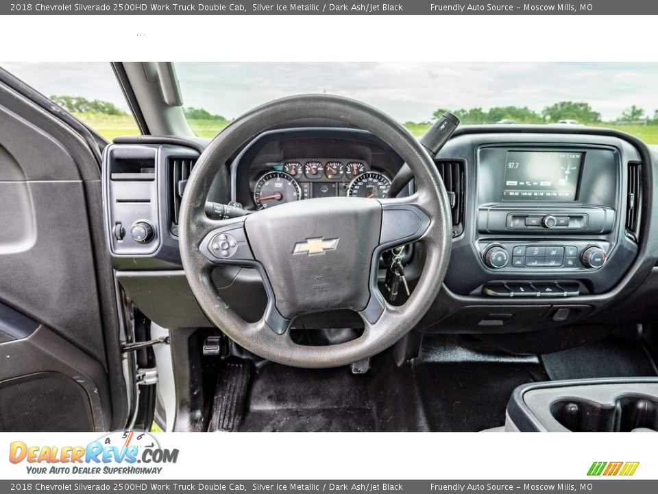 2018 Chevrolet Silverado 2500HD Work Truck Double Cab Steering Wheel Photo #27