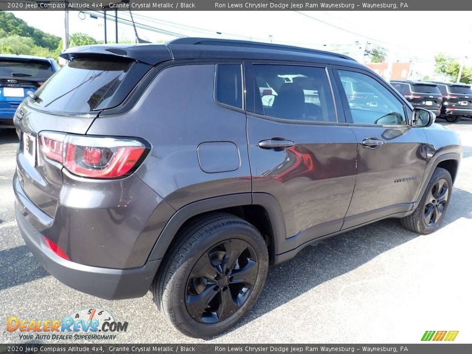 2020 Jeep Compass Altitude 4x4 Granite Crystal Metallic / Black Photo #6