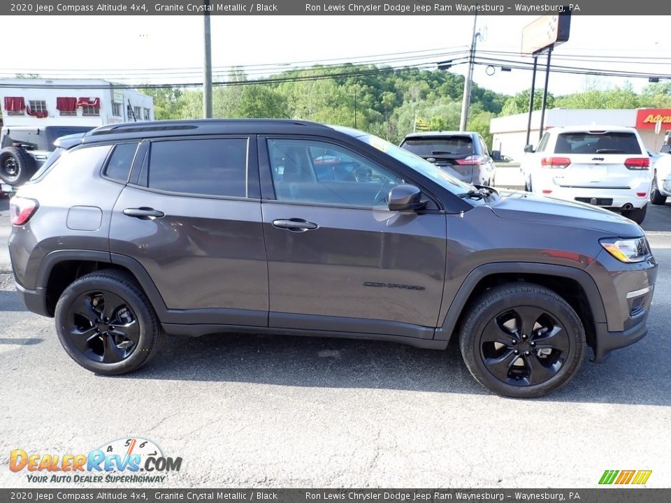 2020 Jeep Compass Altitude 4x4 Granite Crystal Metallic / Black Photo #7