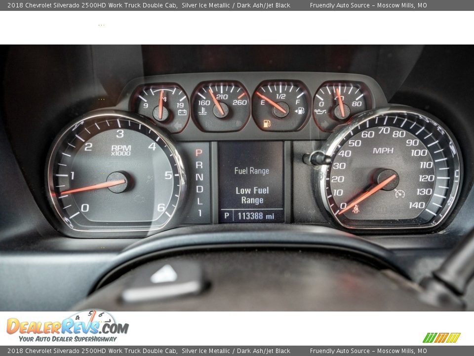 2018 Chevrolet Silverado 2500HD Work Truck Double Cab Gauges Photo #28