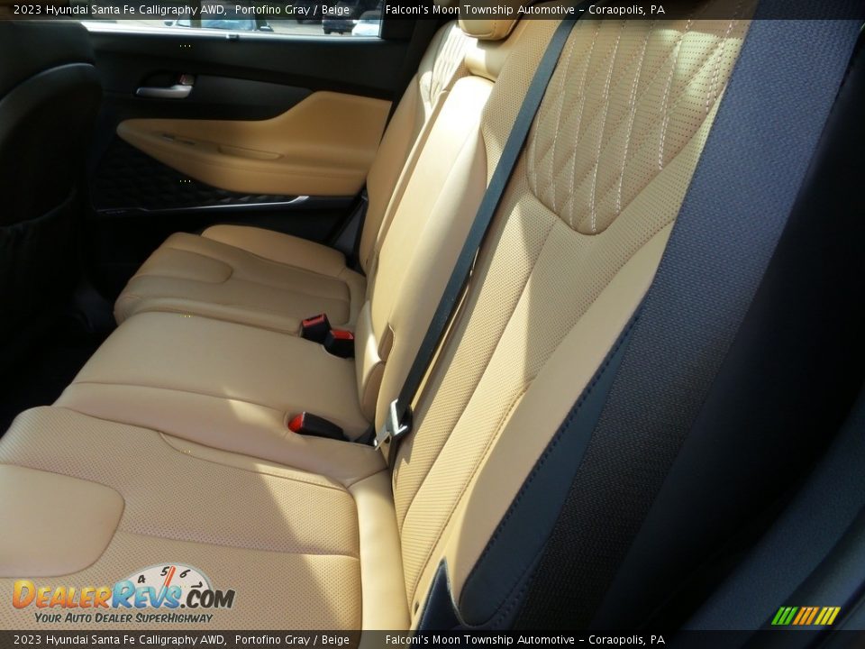 Rear Seat of 2023 Hyundai Santa Fe Calligraphy AWD Photo #12