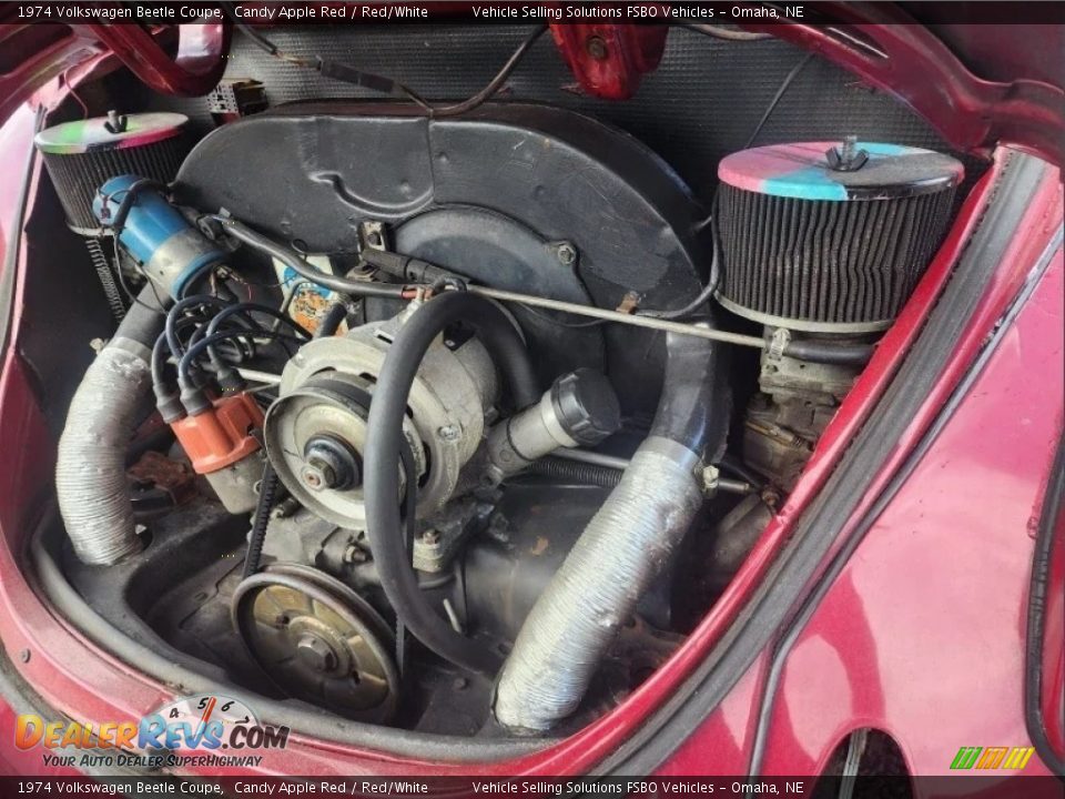1974 Volkswagen Beetle Coupe 1.6 Liter OHV 8-Valve Air-Cooled Flat 4 Cylinder Engine Photo #34