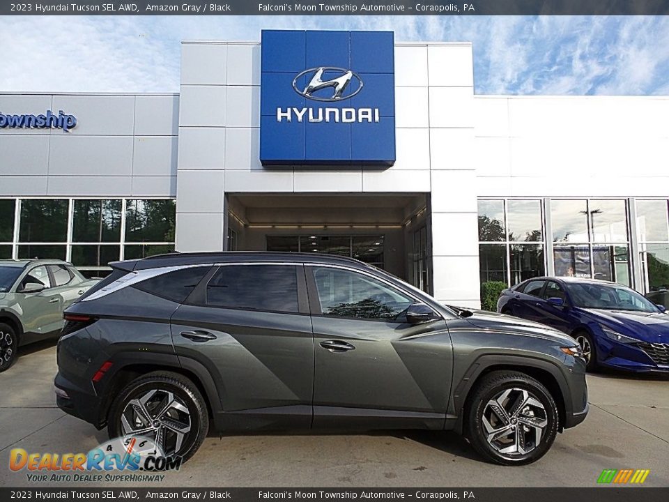 2023 Hyundai Tucson SEL AWD Amazon Gray / Black Photo #1