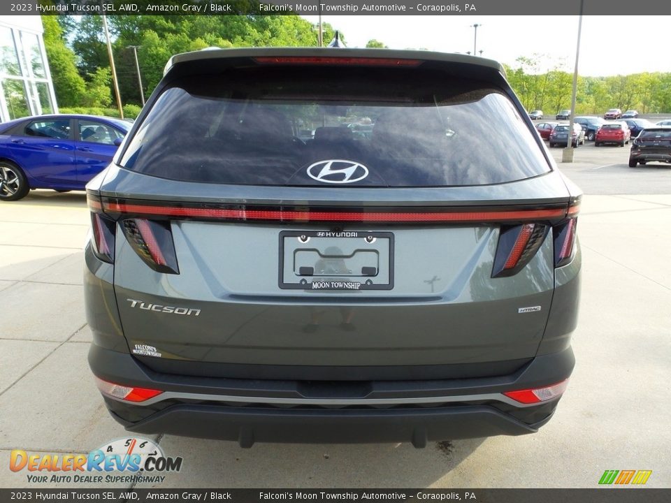 2023 Hyundai Tucson SEL AWD Amazon Gray / Black Photo #3