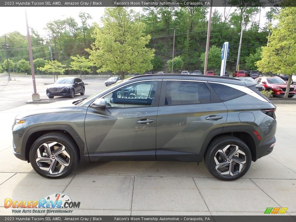 Amazon Gray 2023 Hyundai Tucson SEL AWD Photo #6