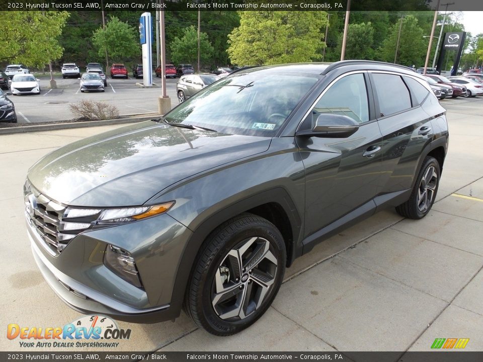 Front 3/4 View of 2023 Hyundai Tucson SEL AWD Photo #7