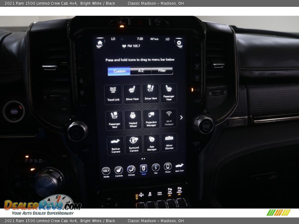 2021 Ram 1500 Limited Crew Cab 4x4 Bright White / Black Photo #13