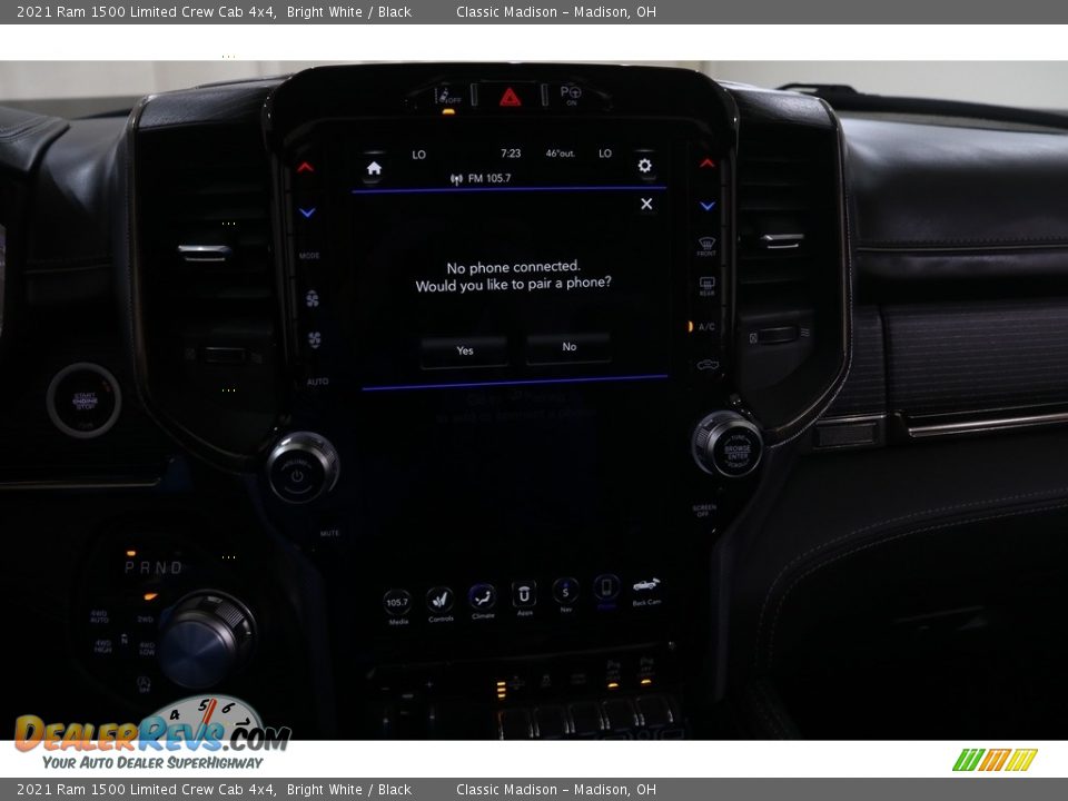 2021 Ram 1500 Limited Crew Cab 4x4 Bright White / Black Photo #16