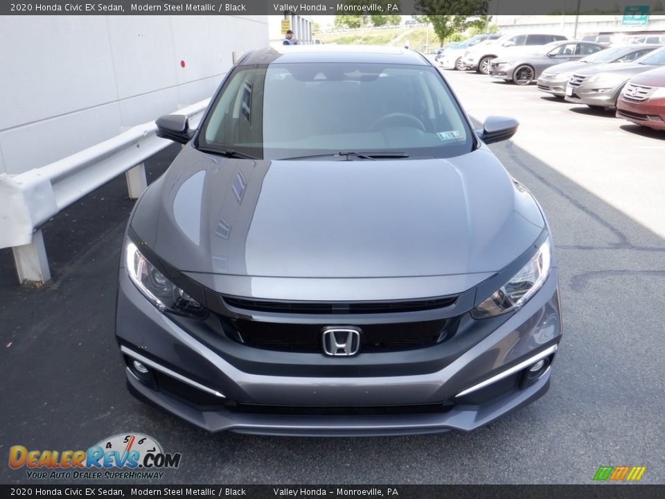 2020 Honda Civic EX Sedan Modern Steel Metallic / Black Photo #5