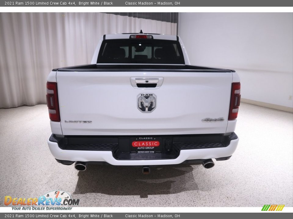 2021 Ram 1500 Limited Crew Cab 4x4 Bright White / Black Photo #22