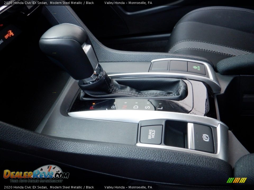 2020 Honda Civic EX Sedan Modern Steel Metallic / Black Photo #16