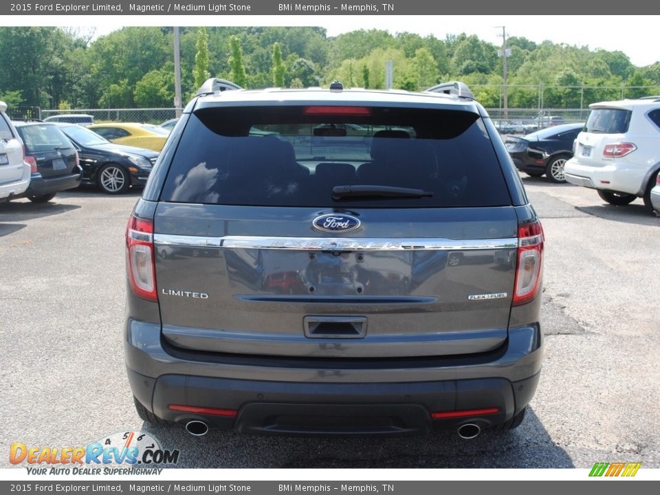 2015 Ford Explorer Limited Magnetic / Medium Light Stone Photo #4