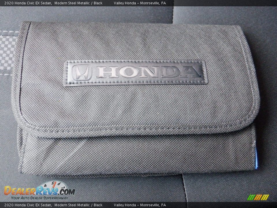 2020 Honda Civic EX Sedan Modern Steel Metallic / Black Photo #30