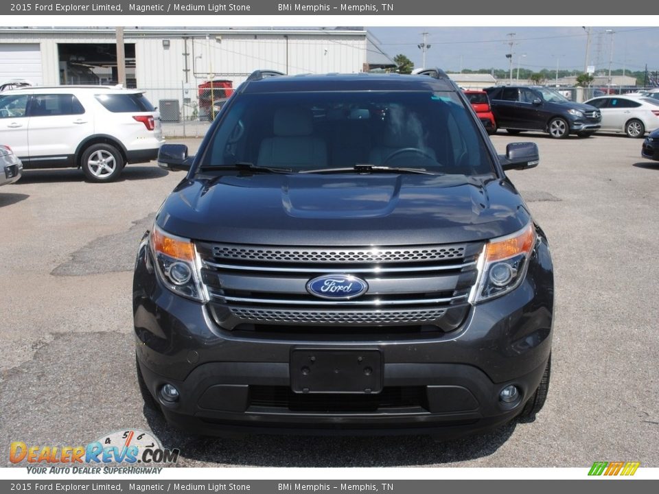 2015 Ford Explorer Limited Magnetic / Medium Light Stone Photo #8