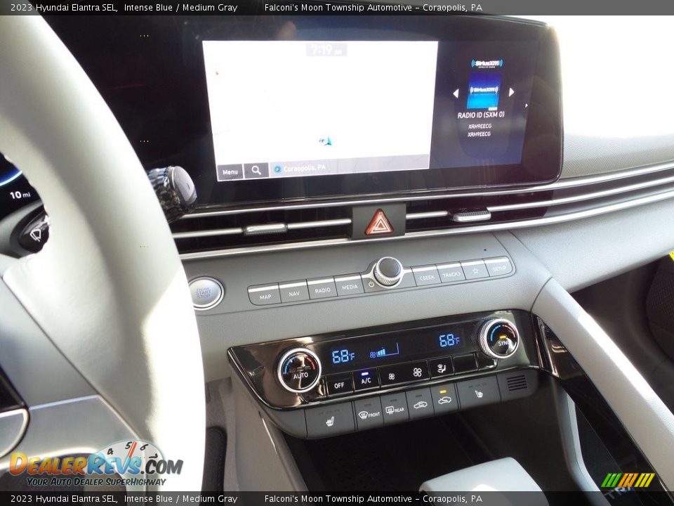 2023 Hyundai Elantra SEL Intense Blue / Medium Gray Photo #17
