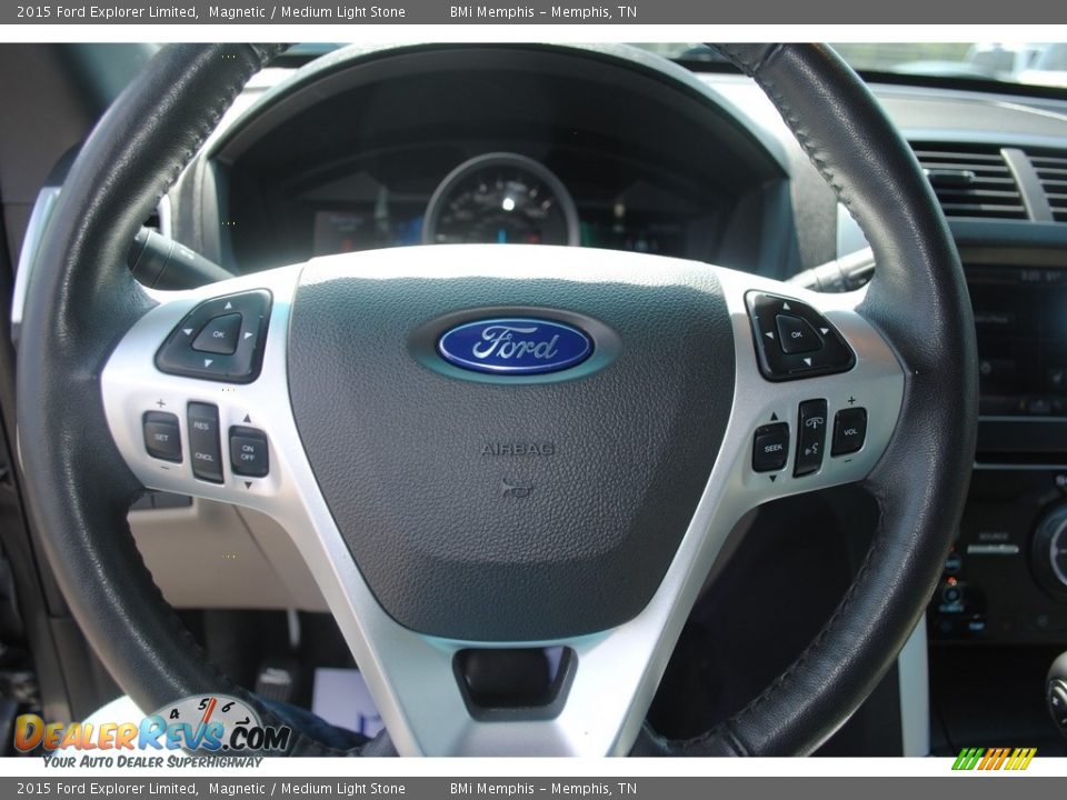 2015 Ford Explorer Limited Magnetic / Medium Light Stone Photo #11