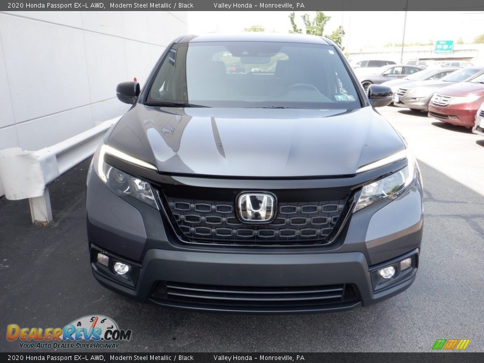 2020 Honda Passport EX-L AWD Modern Steel Metallic / Black Photo #5