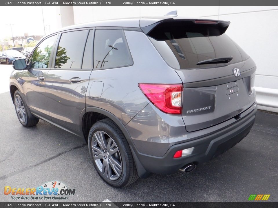 2020 Honda Passport EX-L AWD Modern Steel Metallic / Black Photo #10