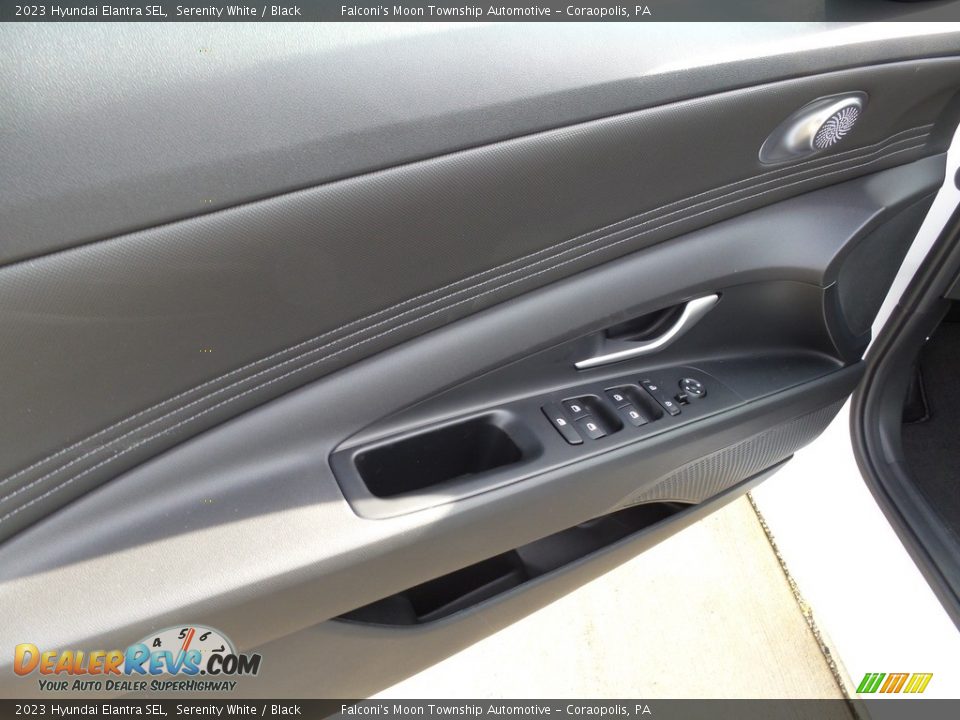 2023 Hyundai Elantra SEL Serenity White / Black Photo #14