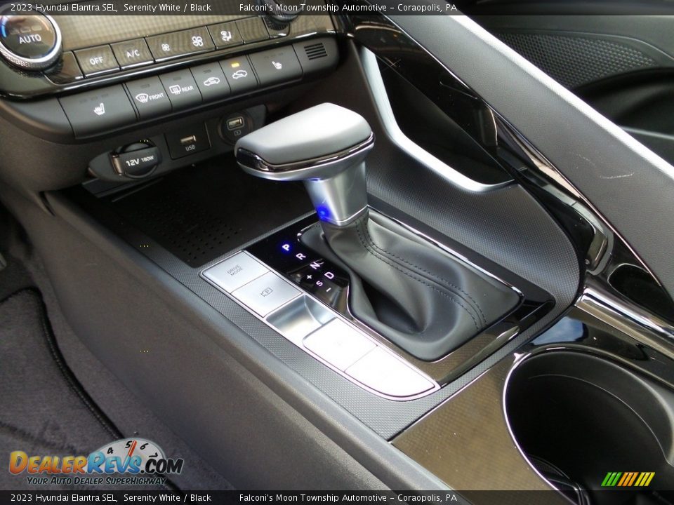 2023 Hyundai Elantra SEL Serenity White / Black Photo #15