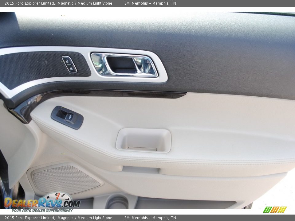 2015 Ford Explorer Limited Magnetic / Medium Light Stone Photo #27