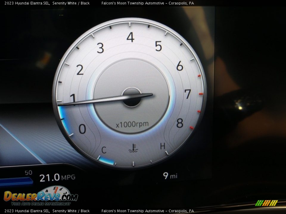 2023 Hyundai Elantra SEL Serenity White / Black Photo #19
