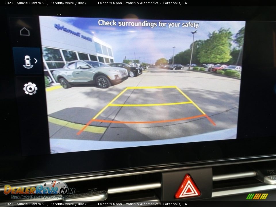2023 Hyundai Elantra SEL Serenity White / Black Photo #20