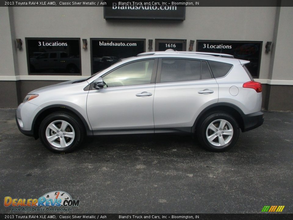 2013 Toyota RAV4 XLE AWD Classic Silver Metallic / Ash Photo #1