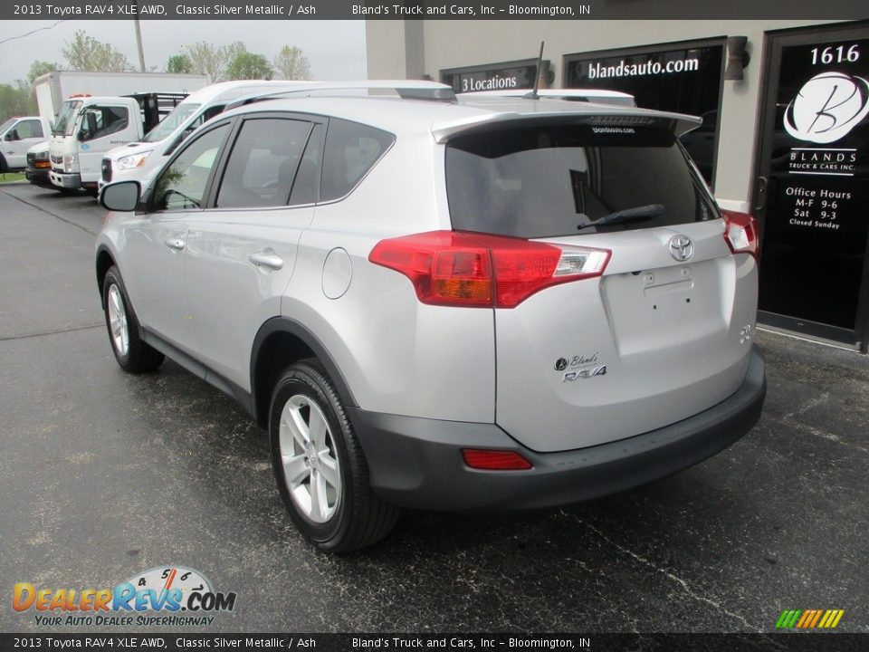 2013 Toyota RAV4 XLE AWD Classic Silver Metallic / Ash Photo #3