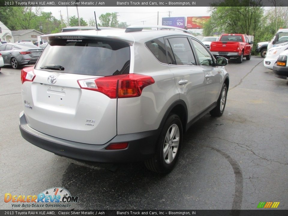 2013 Toyota RAV4 XLE AWD Classic Silver Metallic / Ash Photo #4