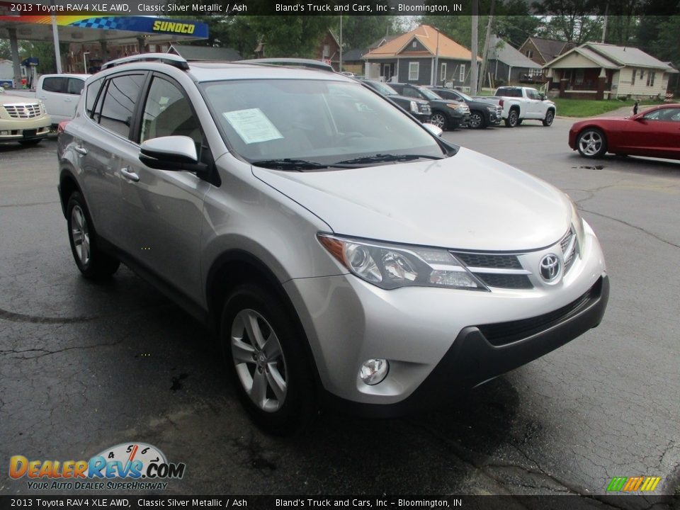 2013 Toyota RAV4 XLE AWD Classic Silver Metallic / Ash Photo #5