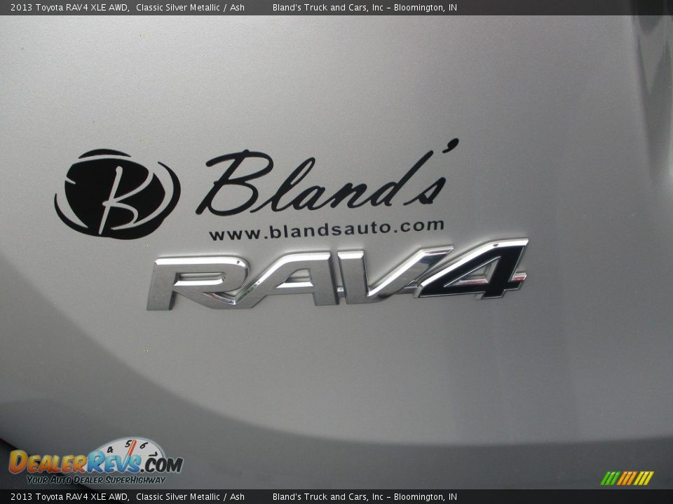 2013 Toyota RAV4 XLE AWD Classic Silver Metallic / Ash Photo #32