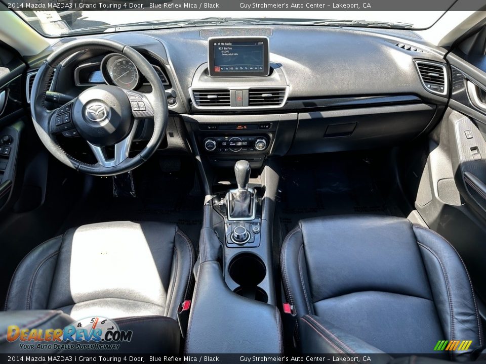 Black Interior - 2014 Mazda MAZDA3 i Grand Touring 4 Door Photo #13