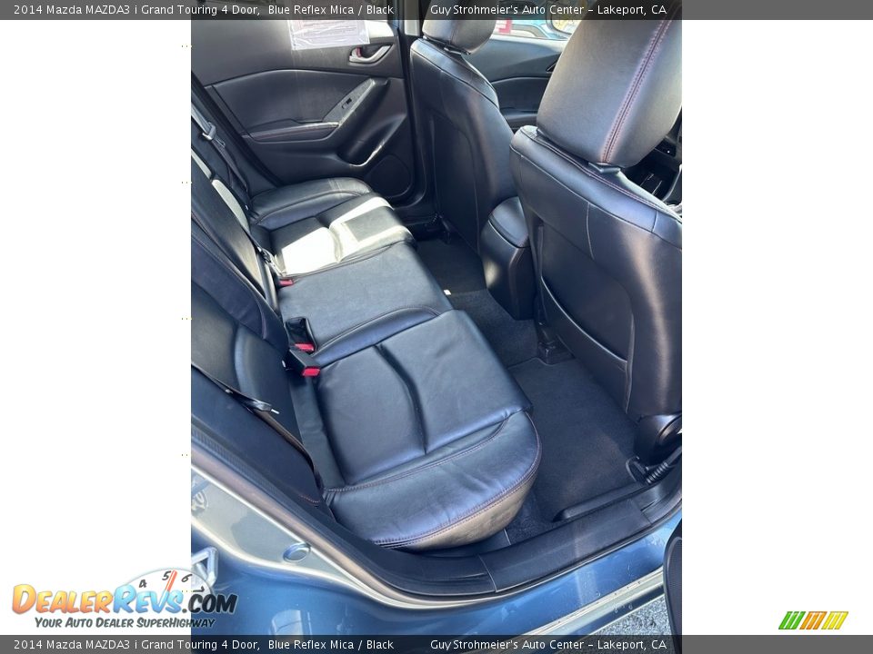 Rear Seat of 2014 Mazda MAZDA3 i Grand Touring 4 Door Photo #14