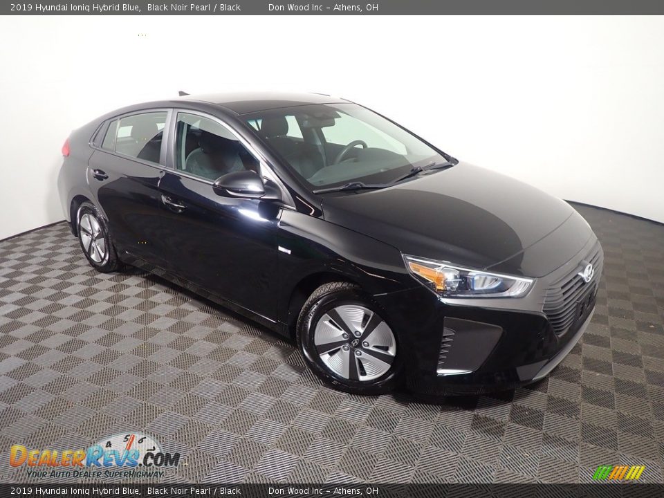2019 Hyundai Ioniq Hybrid Blue Black Noir Pearl / Black Photo #3