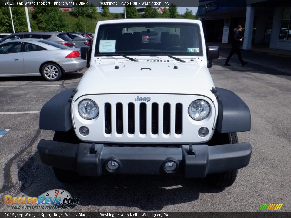 2016 Jeep Wrangler Sport Bright White / Black Photo #4