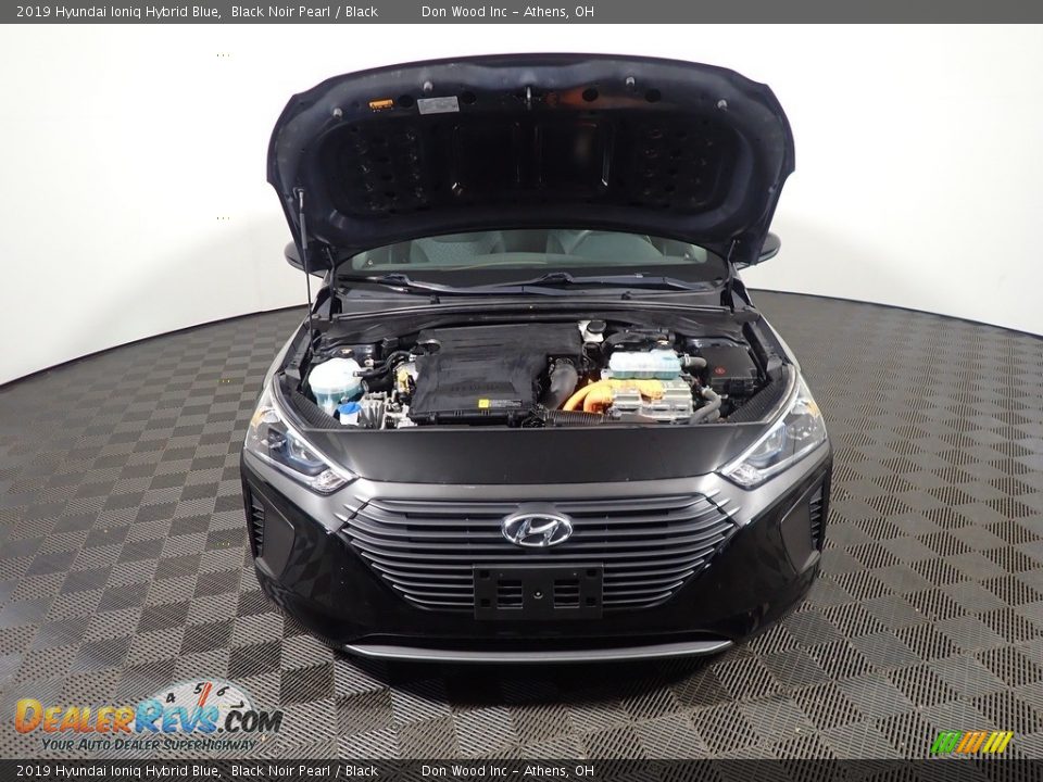 2019 Hyundai Ioniq Hybrid Blue Black Noir Pearl / Black Photo #5