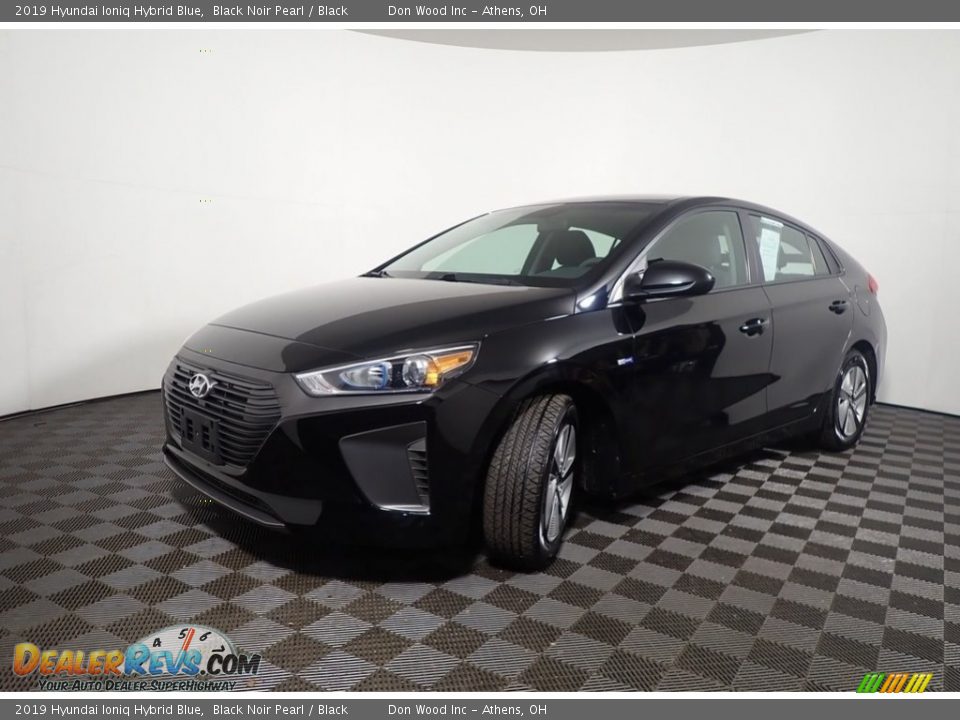 2019 Hyundai Ioniq Hybrid Blue Black Noir Pearl / Black Photo #7