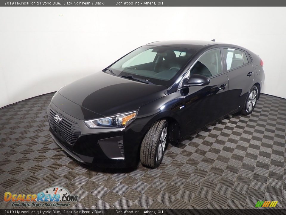 2019 Hyundai Ioniq Hybrid Blue Black Noir Pearl / Black Photo #8