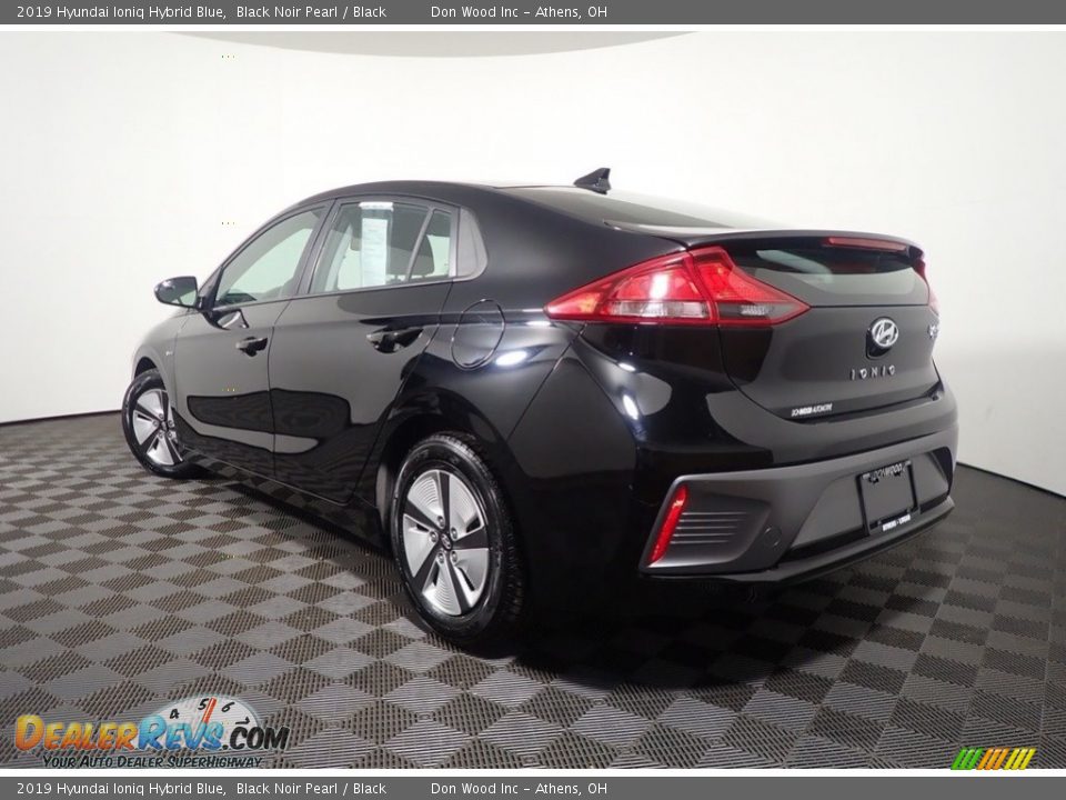 2019 Hyundai Ioniq Hybrid Blue Black Noir Pearl / Black Photo #9