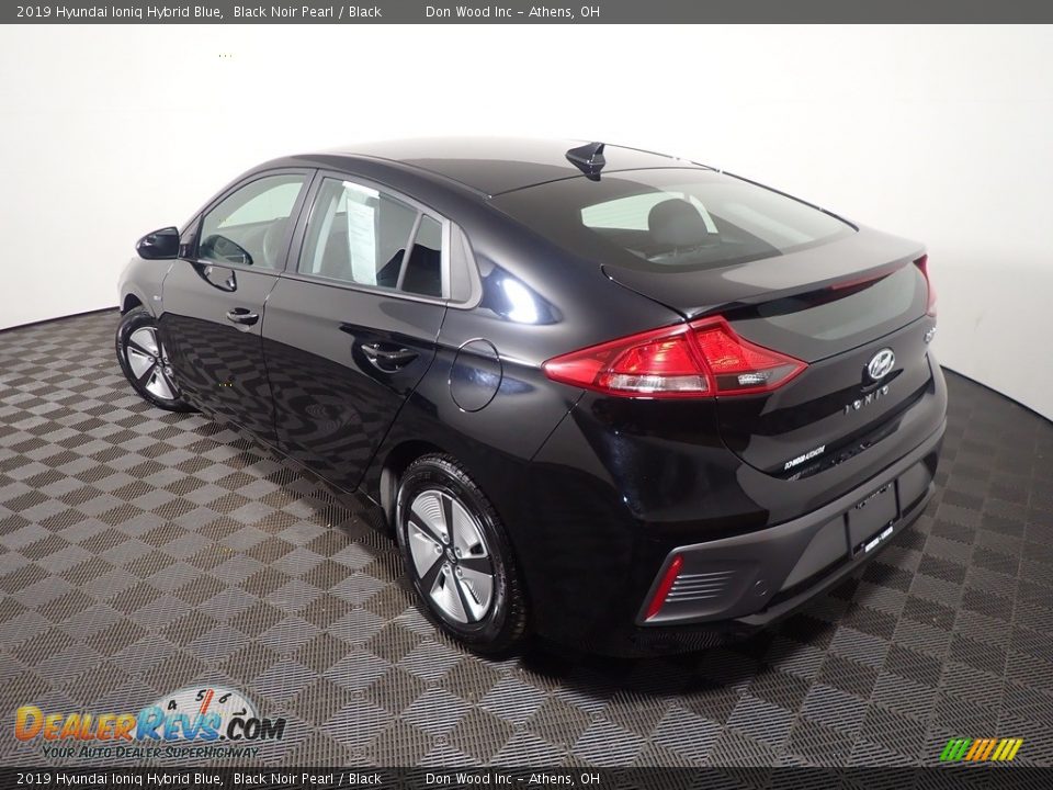 2019 Hyundai Ioniq Hybrid Blue Black Noir Pearl / Black Photo #10