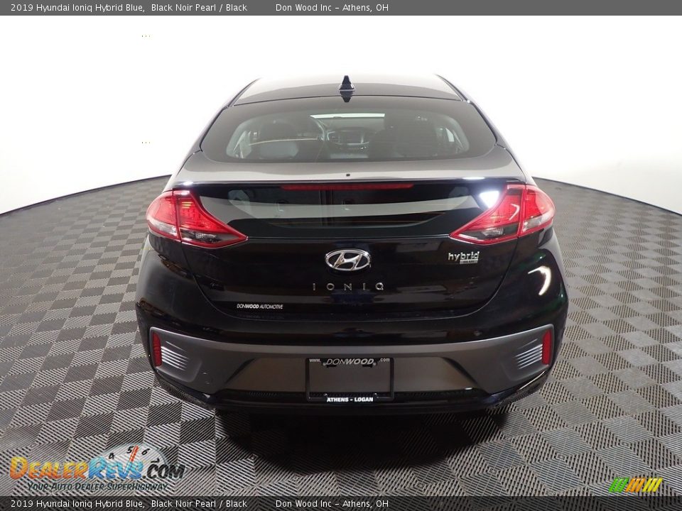 2019 Hyundai Ioniq Hybrid Blue Black Noir Pearl / Black Photo #11