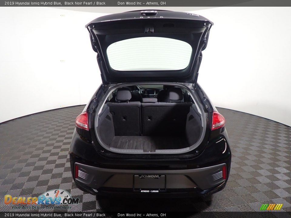 2019 Hyundai Ioniq Hybrid Blue Black Noir Pearl / Black Photo #12