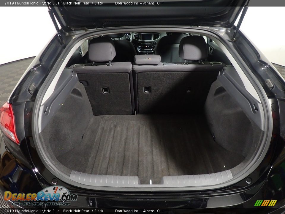 2019 Hyundai Ioniq Hybrid Blue Black Noir Pearl / Black Photo #13