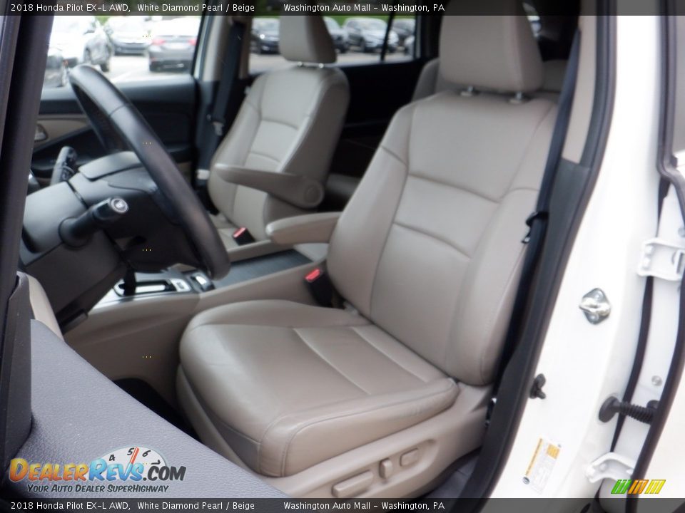 Front Seat of 2018 Honda Pilot EX-L AWD Photo #13