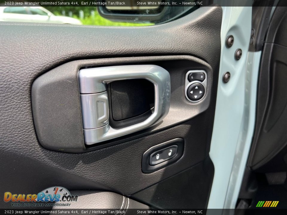 Door Panel of 2023 Jeep Wrangler Unlimited Sahara 4x4 Photo #11