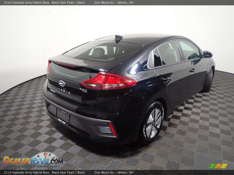 2019 Hyundai Ioniq Hybrid Blue Black Noir Pearl / Black Photo #15