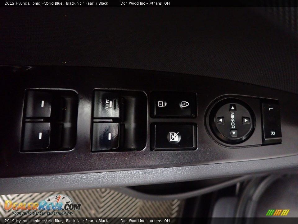 2019 Hyundai Ioniq Hybrid Blue Black Noir Pearl / Black Photo #17